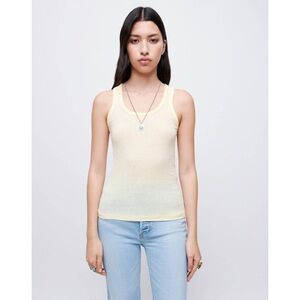 RE/DONE / Hanes 60s Tank in Buttercream